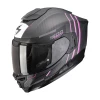 SCORPION ШОЛОМ EXO-1500 КАРБОНОВОГО ПОВІТРЯ ZITY MATT BLACK-PINK, M - зображення 2