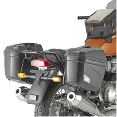 KAPPA СТЕЛАЖ KUFROW БОКОВИХ MONOKEY ROYAL ENFIELD INTERCEPTOR 650 '19-'22, - ЧОРНИЙ