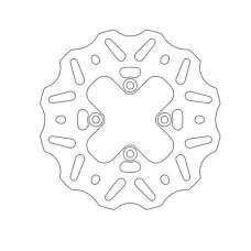 MOTO-MASTER ДИСК ТОРМОЗНИЙ ЗАД NITRO KTM SX 65 '00-'22 , HUSQVARNA TC 65 '17-'22 , GASGAS MC 65 '21-'22
