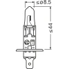 OSRAM ЛАМПОЧКА H1 12V, 55W P14.5S NIGHTBREAKERSILVER DUOBOX - 2 ШТУКИ - зображення 2