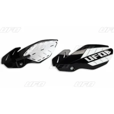 UFO КРИШКИ RAK (РУЧКА) FLAME KTM SX 125 '16, SX 250 '14-'16, EXC 250/300 '14-'16, SXF/EXCF '14-'16, КОЛІР CZARNY/BIALY (Z КРІПЛЕННЯМИ)