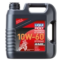 LIQUI MOLY МАСТИЛО SILNIKOWY MOTORBIKE 4T SYNTETYCZNY 10W60 OFFROAD RACE 4L
