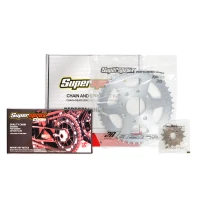 КОМПЛЕКТ ПРИВОДУ ЗІРК-ЛАНЦЮГ SUPERSPROX HYOSUNG (HYONGSUNG) GV 125 S AQUILA '18-'23 (16/51/428-138)