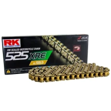 RK ЛАНЦЮГ ПРИВІДНИЙ GB525XRE-108 (XW-RING) КРИШКА (CLF) W КОМПЛЕКТІ КОЛІР ЗОЛОТИЙ