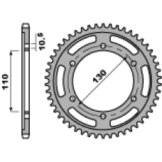 ЗАДНЯ ЗІРКА PBR 241 43 C45 YAMAHA R1 (98-03) (JTR479.43) (LANC. 530)