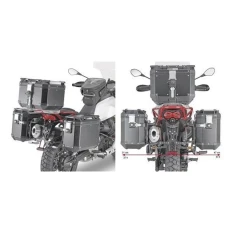 KAPPA 2023/04 СТЕЛАЖ KUFROW БОКОВИХ SZYBKIEGO ВСТАНОВЛЕННЯ MONOKEY CAM SIDE MOTO GUZZI V85 TT '19-'22 - ПІД KUFRY KFR K'FORCE АЛЮМІНІЙ