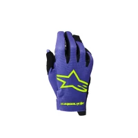 ALPINESTARS РУКАВИЦІ YOUTH РАДАР PURPLE/FLUO ЖОВТИЙ XS
