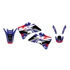 BLACKBIRD КОМПЛЕКТ НАЛІПОК (OKLEIN) YAMAHA YZ 125\/250 '96-'01 DREAM 5 КОЛІР СИНІЙ ЧОРНИЙ - зображення 2