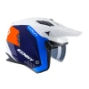 KENNY RACING 2025 ШОЛОМ ВІДКРИТИЙ JET МОДЕЛЬ MILES GRAPHIC WHITE\/ORANGE\/BLUE КОЛІР BIALY\/NIEBIESKI\/POMARANCZOWY РОЗМІР XL ( 61 - 62 CM ) - зображення 1