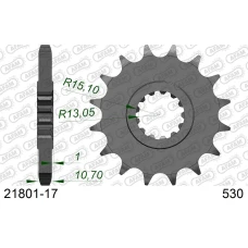 AFAM 2026/04 ШЕСТЕРНЯ ПЕРІД 579 17 Z ГУМА YAMAHA FZ1 '06-'15, R1 '04-'14, FJ, XJR (JTF579.17RB) (LANC. 530)
