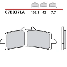 BREMBO 2026/03 КОЛОДКИ ДИСКОВІ ТОРМОЗНІ KH447 SINTER LA (SPIEK METALICZNY) ПЕРІД (ECE R90)