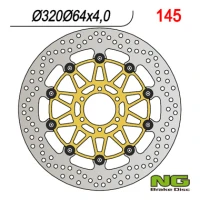 NG ДИСК ТОРМОЗНИЙ ПЕРІД DUCATI 916, BENELLI 750/899/900/1130 (320X64X4) (ПІД ЗАМОВЛЕННЯ)