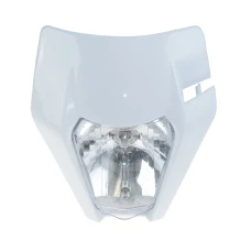 FORTE HEADLIGHT-FRONTMASK, KTM-STYLE 17-, БІЛА, INC. RUBBERSTRAPS
