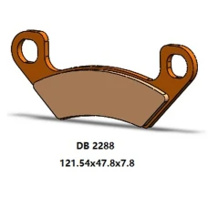 DELTA BRAKING КОЛОДКИ ДИСКОВІ ТОРМОЗНІ KH742 ЗАД ARCTIC CAT PROWLER 812 PRO '19-'21, WILDCAT 1000 '19-'21, CUSHMAN HAULER ДИЗЕЛЬ '19-'20