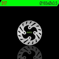 NG ДИСК ТОРМОЗНИЙ ЗАД BETA REV3 125/200/250 99-02 (165X3,5MM) (4X10,5MM)
