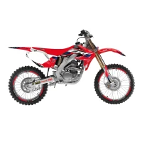 BLACKBIRD КОМПЛЕКТ НАЛІПОК (OKLEIN) HONDA CRF 250R '04-'09, CRF 250X '04-'21 DREAM 5 КОЛІР ЧЕРВОНИЙ ЧОРНИЙ
