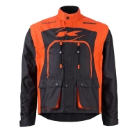 KENNY RACING КУРТКА ADVENTURE/ENDURO МОДЕЛЬ TRACK BLACK/ORANGE КОЛІР CZARNY/SZARY/POMARANCZOWY РОЗМІР M