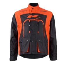 KENNY RACING КУРТКА ADVENTURE/ENDURO МОДЕЛЬ TRACK BLACK/ORANGE КОЛІР CZARNY/SZARY/POMARANCZOWY РОЗМІР M