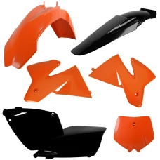 POLISPORT КОМПЛЕКТ ПЛАСТІКОВ KTM SX '00 W КОМПЛЕКТІ TABLICA ПЕРІД (8660300001) КОЛІР КОЛІР ПОМАРАНЧ ЧОРНИЙ