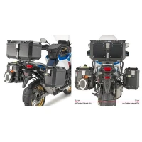 KAPPA СТЕЛАЖ KUFROW БОКОВИХ MONOKEY CAM SIDE HONDA CRF 1100L AFRICA TWIN ADVENTURE SPORTS (20) - ПІД KUFRY KFR K'FORCE АЛЮМІНІЙ