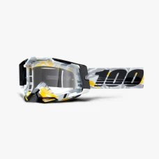 100 ПРОЦЕНТ ОКУЛЯРИ МОДЕЛЬ RACECRAFT 2 ШАТУНІВ КОЛІР БІЛИЙ/СІРИЙ/ЧОРНИЙ/ЖОВТИЙ  ПРОЗОРІ