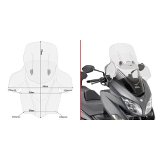 GIVI WINDSCREEN SUZUKI BURGMAN 400
