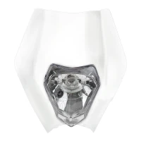 HEADLIGHT-FRONTMASK, УНІВЕРСАЛ /  KTM, БІЛА, INC. RUBBERSTRAPS, НІ EAPP.