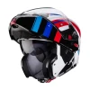 CABERG ШОЛОМ SZCZEKOWY FLIP-UP МОДЕЛЬ HORUS X ROAD КОЛІР BIALY\/CZARNY\/CZERWONY\/NIEBIESKI РОЗМІР XL - зображення 2