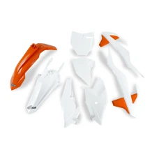 UFO КОМПЛЕКТ ПЛАСТІКОВ KTM SX 85 '18-'20 КОЛІР OEM '20 (POMRANCZOWY/BIALY) (KT519E999X)