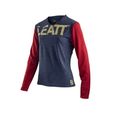 LEATT (ПРОДАЖА) СОРОЧКА ROWEROWA DAMSKA MTB 2.0 ЛОНГ JERSEY COOPER КОЛІР GRANATOWY/CZERWONY РОЗМІР XS