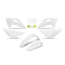 UFO 2024/01 КОМПЛЕКТ ПЛАСТІКОВ HUSQVARNA TC 125 / 250 '23-'24, FC 250 / 350 / 450 '23-'24, FX 350 / 450 '23-'24, TX 300 '24, КОЛІР БІЛИЙ