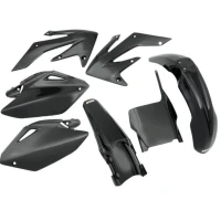 UFO КОМПЛЕКТ ПЛАСТІКОВ HONDA CRF 250R '11-'13, CRF 450R '11-'12 КОЛІР ЧОРНИЙ  (HO114E001)