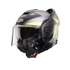 CABERG ШОЛОМ SZCZEKOWY FLIP-BACK (SZCZEKA DO ЗАДУ) МОДЕЛЬ TRIP LUNAR SOLID КОЛІР ЧОРНИЙ MAT\/SZARY\/ZOLTY FLUO РОЗМІР XXL (PINLOCK W КОМПЛЕКТІ) - зображення 2