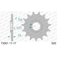 AFAM 2026/06 ШЕСТЕРНЯ ПЕРІД 1248 15 KTM SX/EXC '91-'25 (LANC. 520) (JTF1901.15)