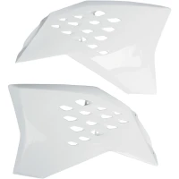 UFO КРИШКИ РАДІАТОРА KTM SX-SXF-EXC '09-'10 КОЛІР БІЛИЙ KTM = KT03095047 - WYCOFANE Z OFERTY - ПРОДАЖА