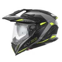 KAPPA 2025/05 ШОЛОМ KV33 GRAPHIC WIZZARD ENDURO DUAL ВИКЛЮЧЕНИЙ ROAD Z СТІКЛО I БЛЕНДА КОЛІР ЧОРНИЙ СІРИЙ ЖОВТИЙ FLUO MATT РОЗМІР 54 / XS (УПРАВЛІННЯ ECE 22R06)