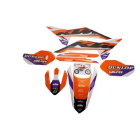 BLACKBIRD КОМПЛЕКТ НАЛІПОК (OKLEIN) KTM SX 85 '25 DREAM 5 КОЛІР КОЛІР ПОМАРАНЧ БІЛИЙ ЧОРНИЙ