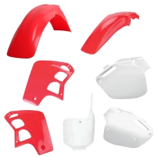 POLISPORT КОМПЛЕКТ ПЛАСТІКОВ HONDA CR 500 '95-'04 КОЛІР OEM ЧЕРВОНИЙ FLUO-R БІЛИЙ
