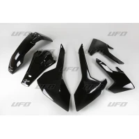 UFO КОМПЛЕКТ ПЛАСТІКОВ HUSQVARNA TE/TX 125/250/300 '17-19, FE 250/350/450/501 '17-19 КОЛІР ЧОРНИЙ  (HU618E001)