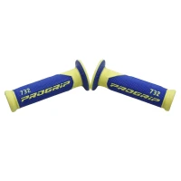 РУЧКИ КЕРМА PG732 ROAD PRO GRIP PA073200-252 22+25ММ, 125ММ (ЖОВТИЙ FLUO/СИНІЙ)