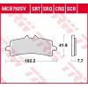 TRW LUCAS КОЛОДКИ ДИСКОВІ ТОРМОЗНІ KH447 SINTER STREET APRILIA RSV4 09-, DUCATI V4 PANIGALE 18-, PANIGALE 1299 15-, KAWASAKI H2 15-, ZX10R \/ RR 16-, KTM 990 SMR 10-13, 1190 RC8 08-15, 1290 SUPERDUKE 14-, SUZUKI GSXR 600 \/ 750 11-16, GSXR \/ GSXS 1000 12-, - зображення 1