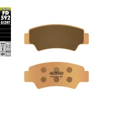 GALFER КОЛОДКИ ДИСКОВІ ТОРМОЗНІ SPIEK METALICZNY (КОЛІР ЗОЛОТИЙ) SINTER QUADS CF MOTO UFORCE; CFORCE; CFORCE S