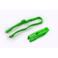 UFO КОМПЛЕКТ КРІПЛЕННЯ + НАПРАВЛЯЮЧА ЛАНЦЮГА KAWASAKI KXF 250 '21, KXF 450 '19-21, КОЛІР ЗЕЛЕНИЙ