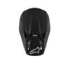 ALPINESTARS ШОЛОМ S-M3 ПЛОСКЕ ЧОРНИЙ XL - зображення 7