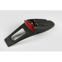 UFO LICENSE ПЛИТА ТРИМАЧ WHIT LED-LIGHT ЧОРНИЙ E-APPROVED