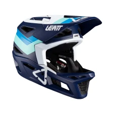 LEATT (2023/2024) ШОЛОМ ВЕЛОСИПЕДИ MTB GRAVITY 4.0 V24 HELMET BLUE КОЛІР СИНІЙ РОЗМІР L (59-60 CM)