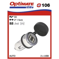OPTIMATE ЗАРЯДНИЙ ПРИСТРІЙ USB DO GNIAZDKA ПРИКУРЮВАЧ ПОДВІЙНА 3300MA (EL)