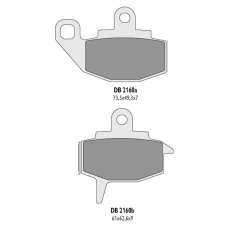 DELTA BRAKING КОЛОДКИ ДИСКОВІ ТОРМОЗНІ KH130 - ZASTEPUJA DB2160MX-D I DB2160QD-D