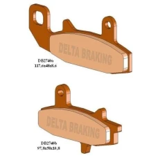 DELTA BRAKING КОЛОДКИ ДИСКОВІ ТОРМОЗНІ KH147 - ЗАМІНЮЄ DB2740MX-D І DB2740QD-D