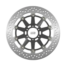 NG ДИСК ТОРМОЗНИЙ ПЕРІД APRILIA DROSODURO 900/TUONO660 '17-21, MOTO GUZZI V7 '17-20 (320X64X4,5MM) (6X8,5MM) PLYWAJACA (МАТЕРІАЛ АЛЮМІНІЙ)